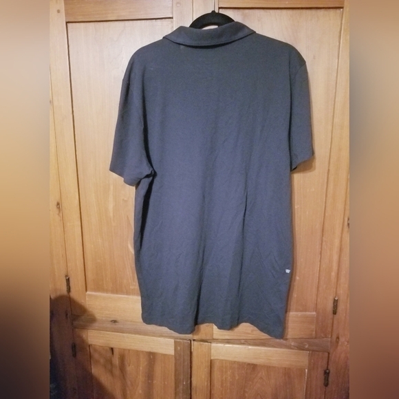 Mack Weldon Vesper Micro Mesh Polo Shirt Total Eclipse Navy Blue Size XXL - Picture 2 of 7